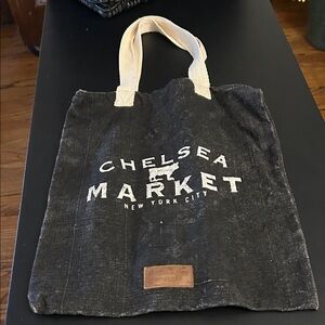 Chelsea Market Black Tote Bag